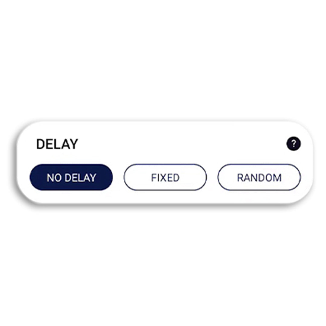 A-Champs delay settings in the ROX App