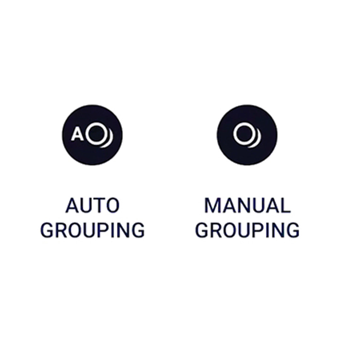 A-Champs grouping settings on the ROX App