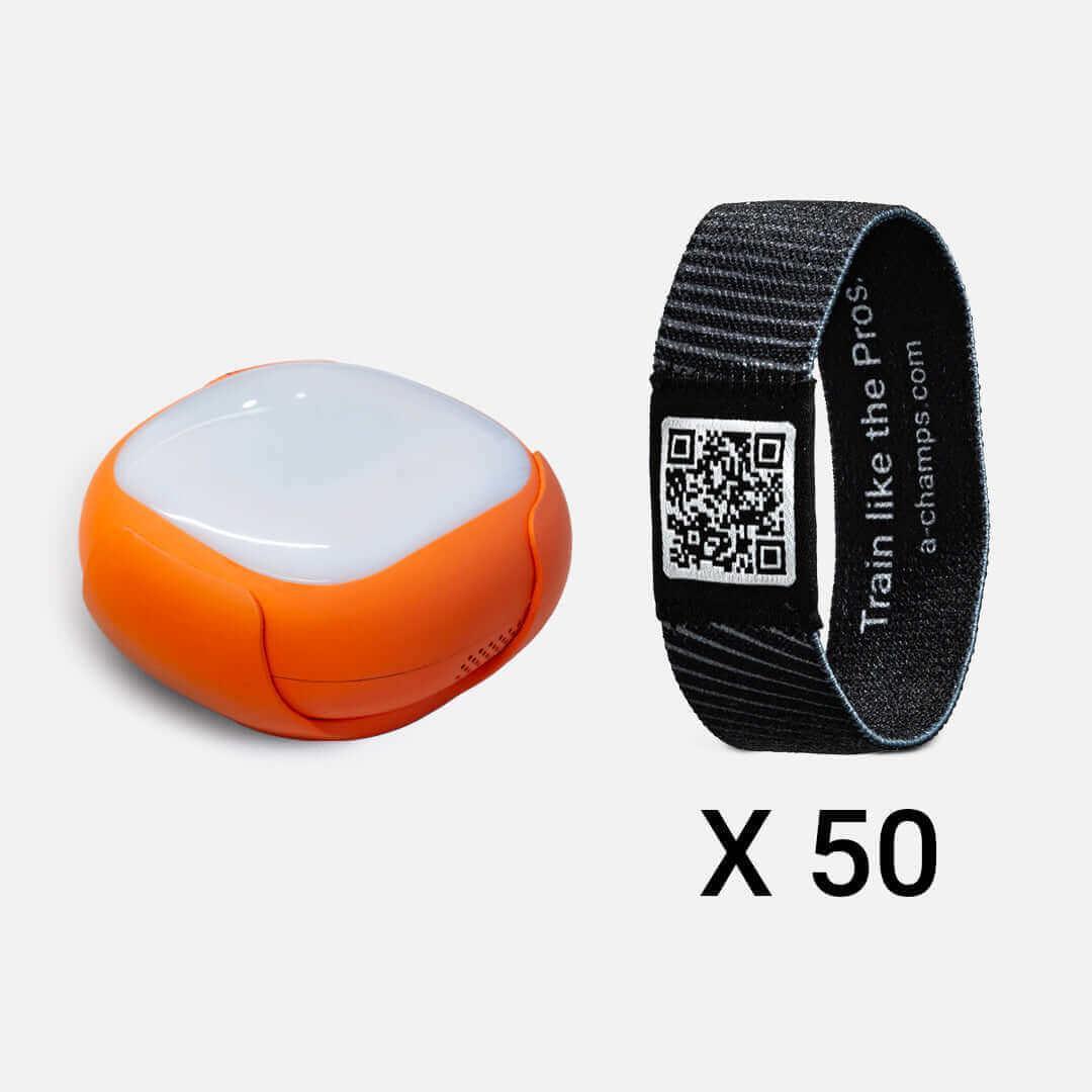 The A-Champs RFID Bands and ROX Scanner