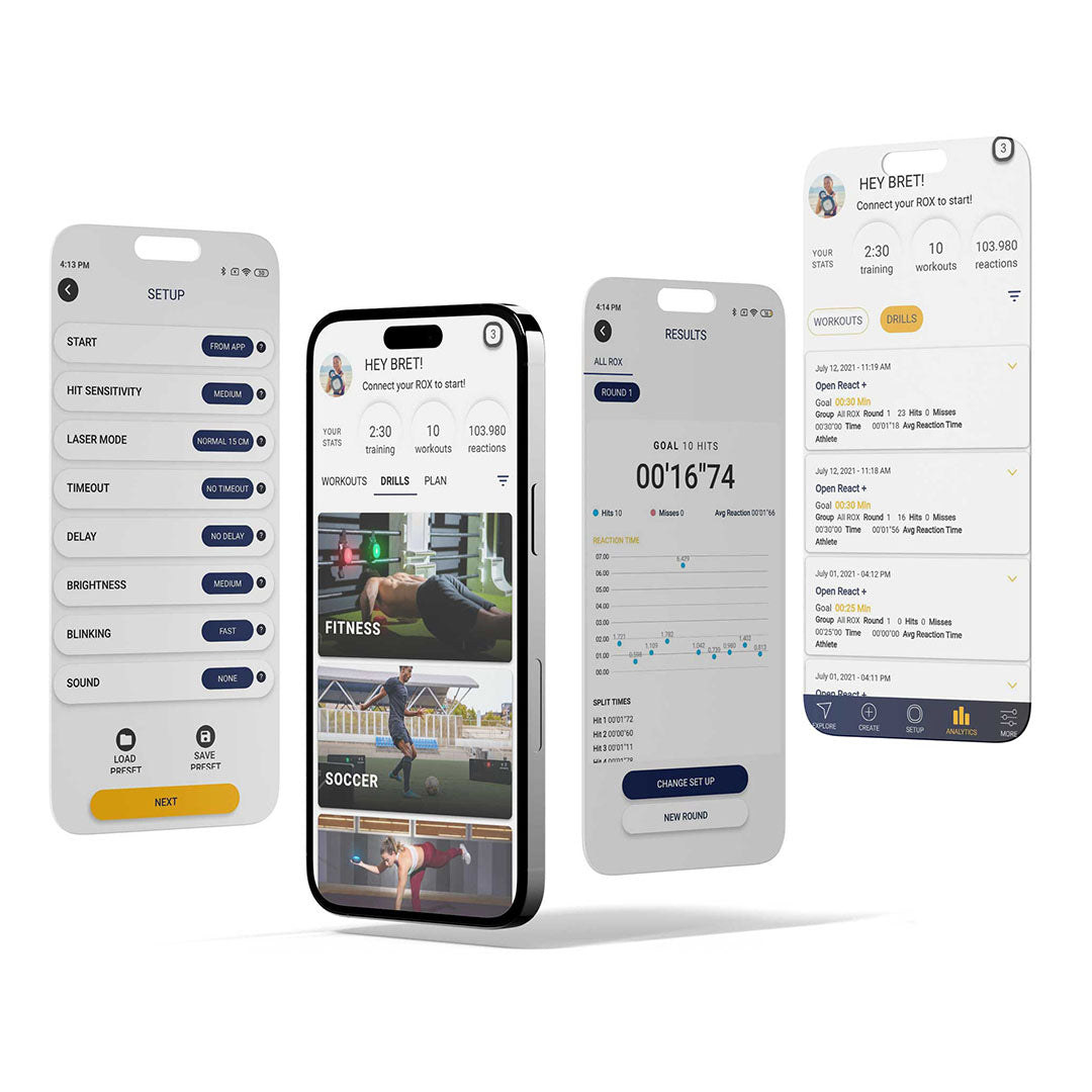 The A-Champs ROX App dashboard