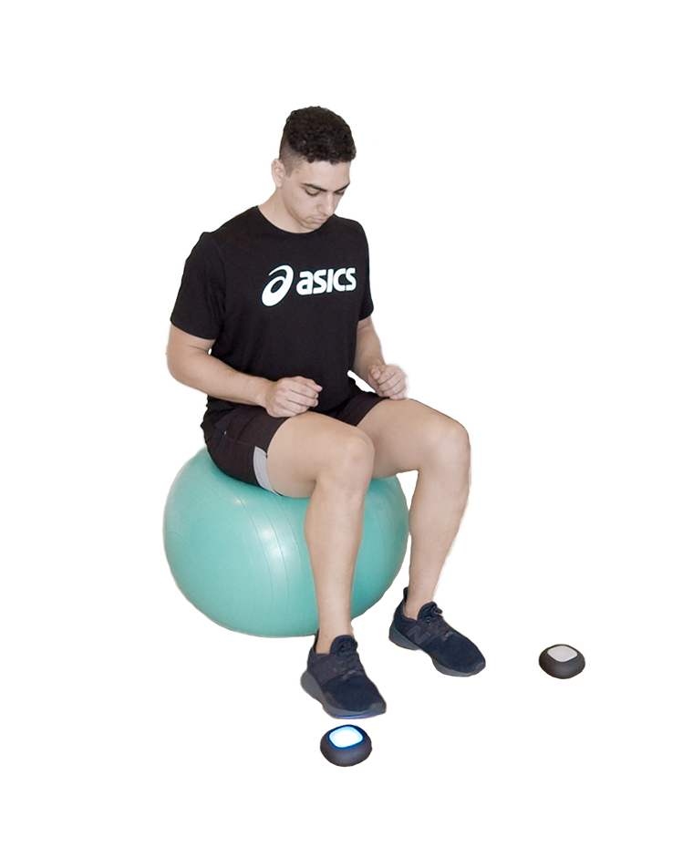 The A-Champs ROX system being used during a physio session