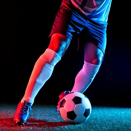 Firefly Soccer player scoring a goal