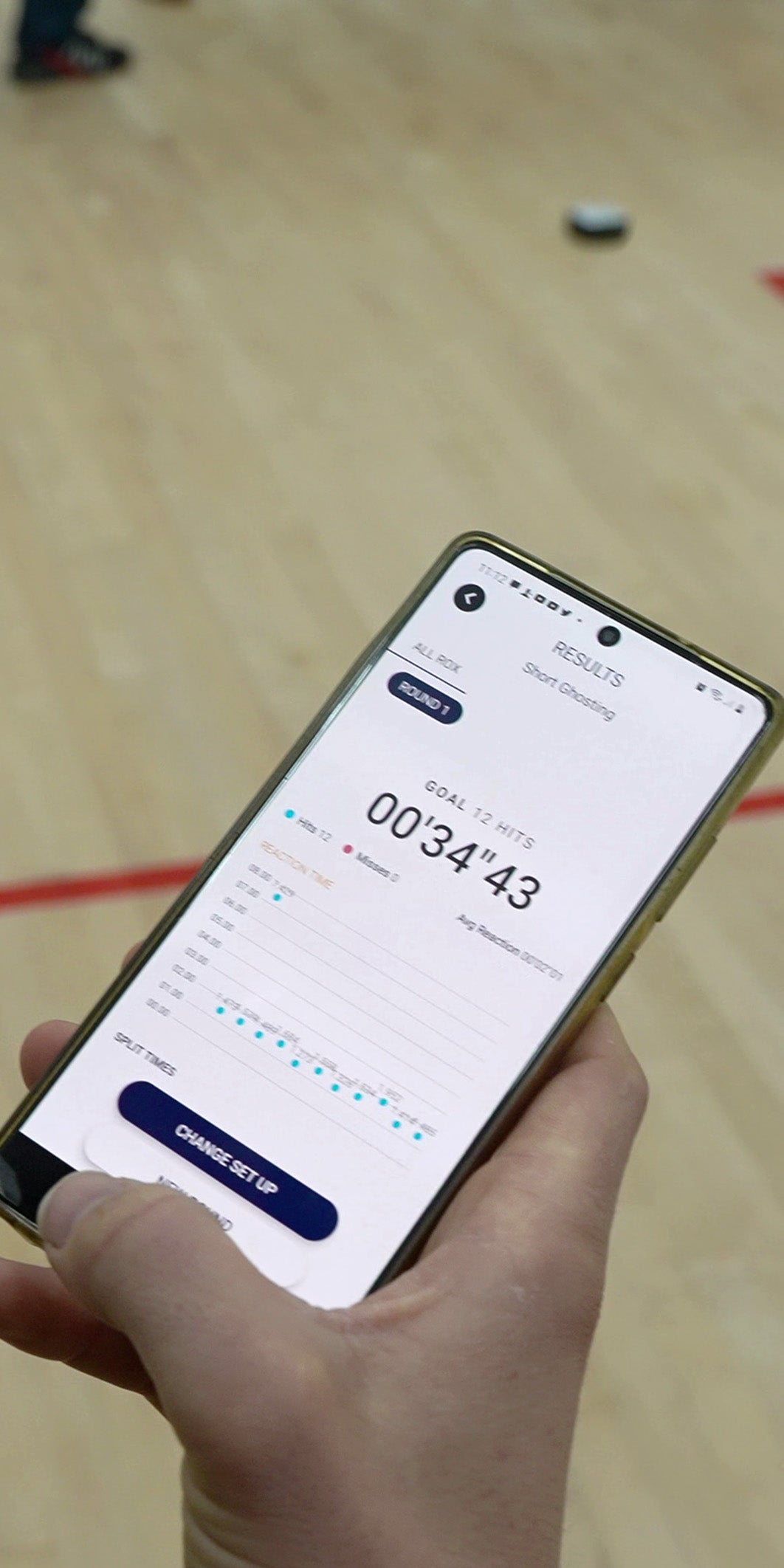 Track your squash training progress in real time on the ROX App
