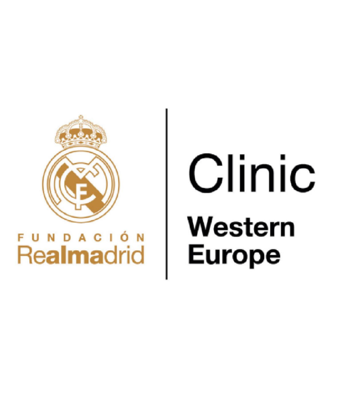 A-Champs, Real Madrid, and Clinic brand partnership logo