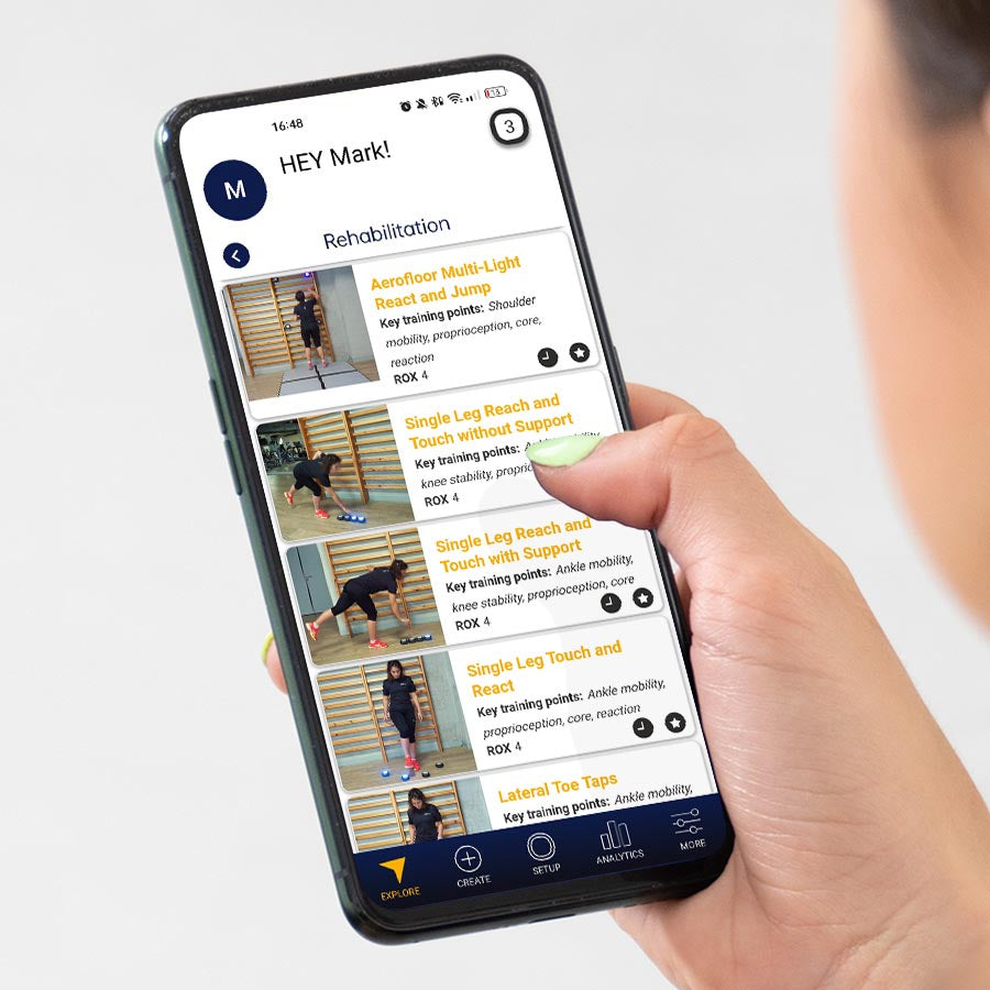 ROX App by A-Champs: Discover over 400 interactive exercises