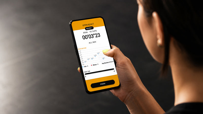 Reviewing session results in the A-Champs app